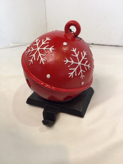 Christmas Red/white Resin Stocking hanger Ornament Holiday Item