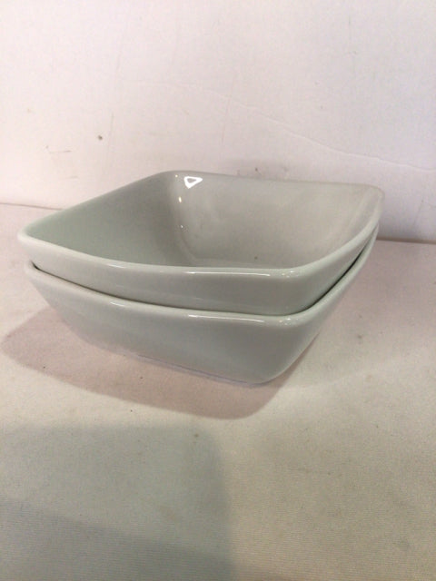 Threshold Pair White Bowl Set