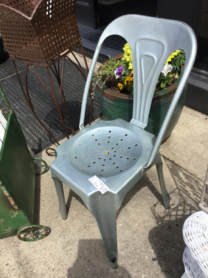 Industrial Metal Gray Chair