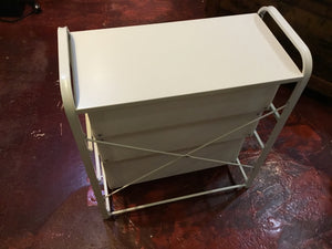 IKEA Metal 3 drawer White Chest/Dresser
