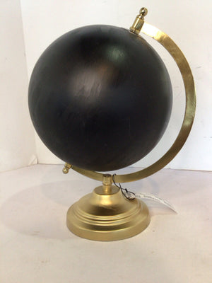 Black Metal Globe