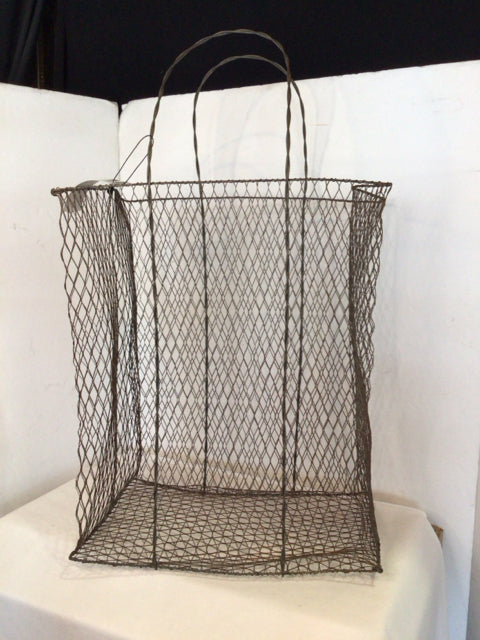 Rust Wire Basket