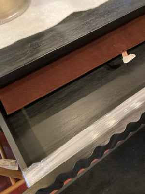 All Modern Modern Wood Black/Gold Dresser/Chest 3RTP4VC2