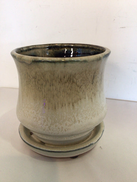 Cream Ceramic Planter