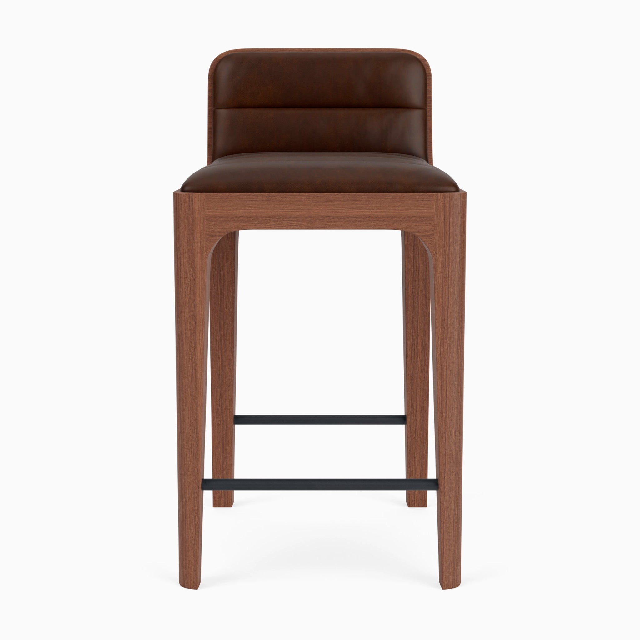 Denver Modern Modern Wood/Leather Brown Barstool/Bar Stool A7AG36Y8