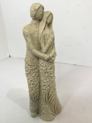 Tan Stone Couple Figurine