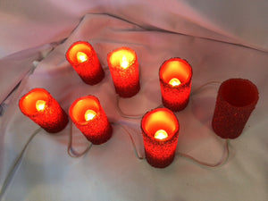 Candles Red Electric Holiday Item