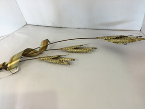 Metal Wheat Gold Wall Decoration Art