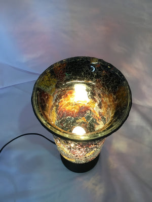 Bronze Glass Up Light Lamp