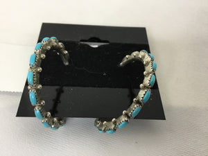 Silver Turquoise Earrings