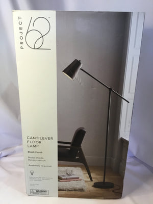 Project 62 Floor Black Metal In Box Lamp