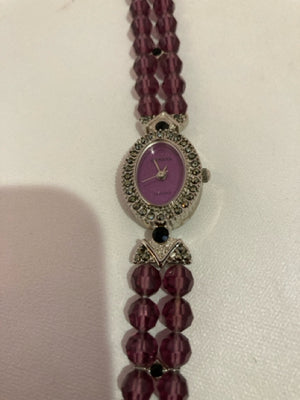 Purple Rhinestone Watch