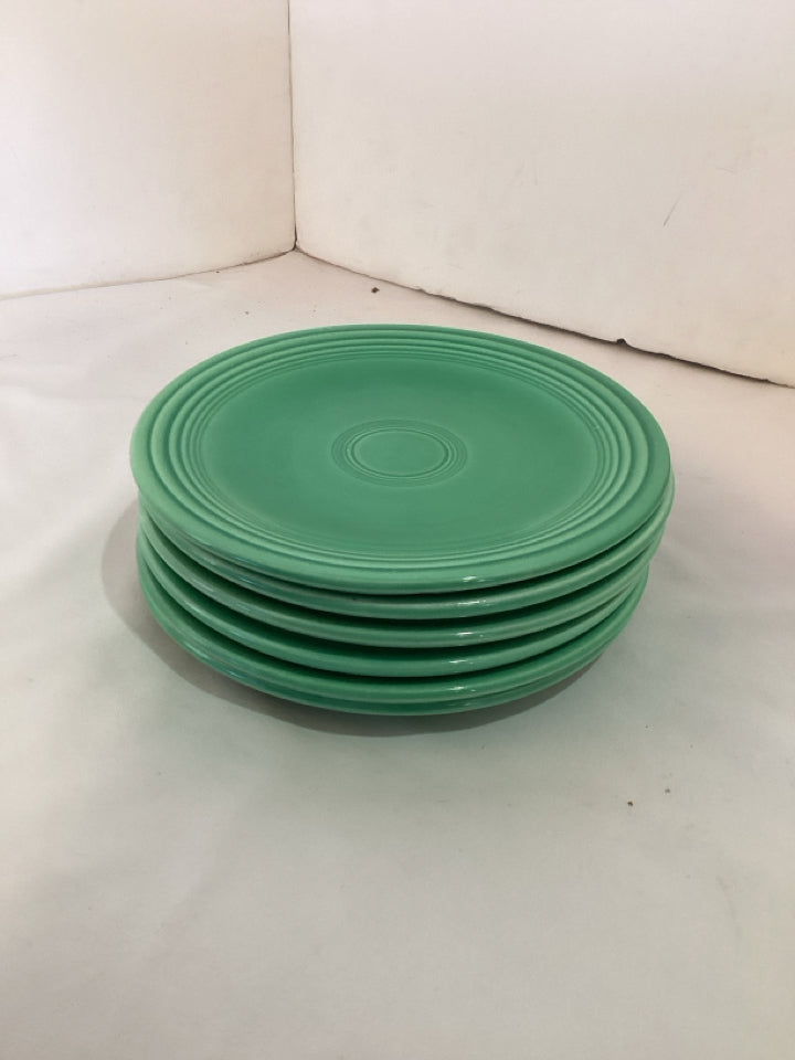 Fiestaware Vintage Set of 6 Multi Ceramic Bread Plate Set