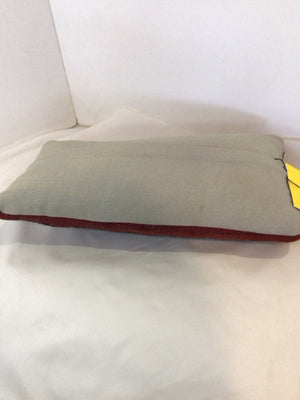 Red/Black Wool Pillow