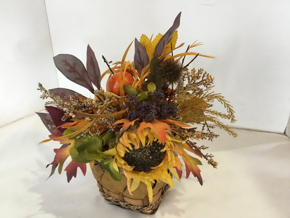 Autumn Orange Faux Flowers