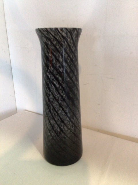 Black Glass Vase