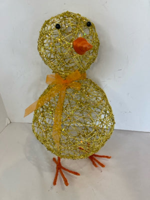 Easter Yellow Glitter Chick Holiday Item