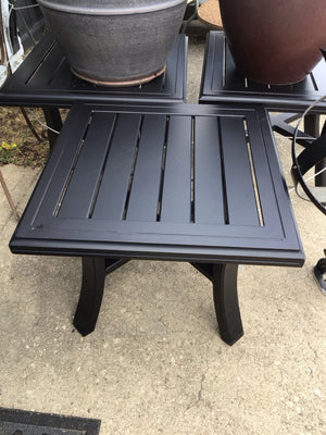 6VU7WLJR Tropitone Outdoor/Outside Aluminum Black Table
