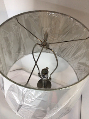 Silver Metal Lamp