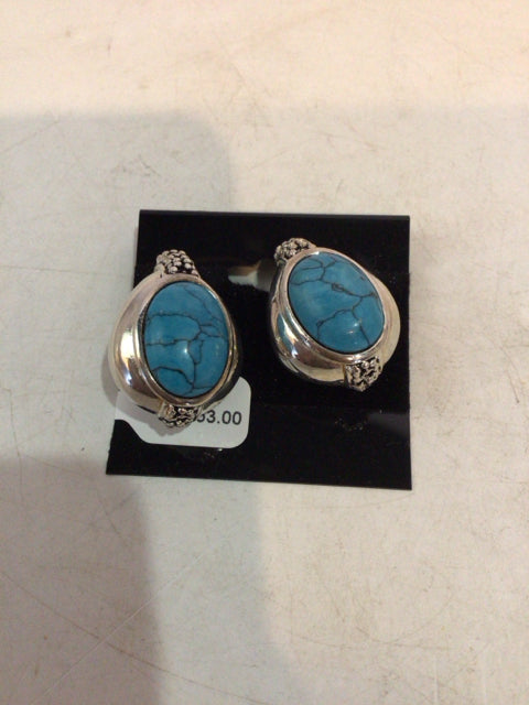 Silver Turquoise Earrings