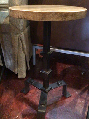 Industrial Wood/Iron Brown/black Table