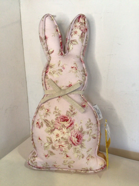 Shabby Chic Pink Bunny Pillow