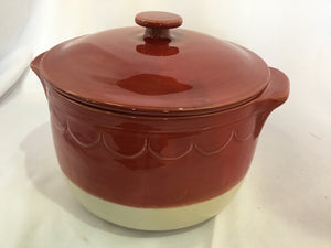 Emile Henry Red/Tan Stone Dutch Oven