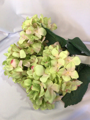 Green Hydrangea Faux Flowers