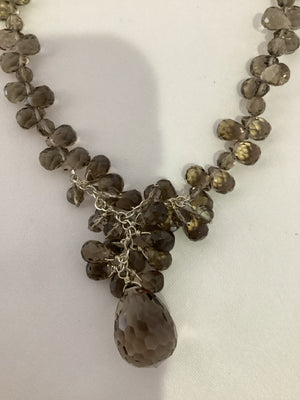 Gray Beads Necklace