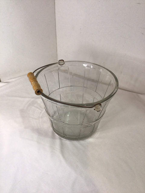 Clear Glass Bucket