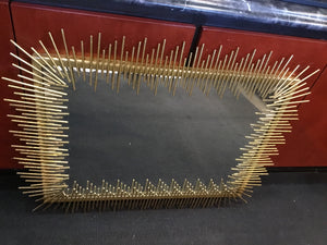 Safavieh Gold Metal Rectangular Mirror