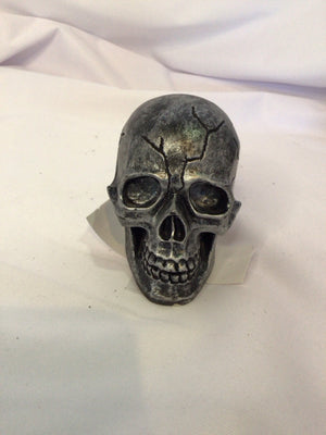 Charcoal Resin Skull Holiday Item