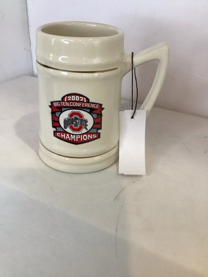 Stein Ivory OSU Glassware