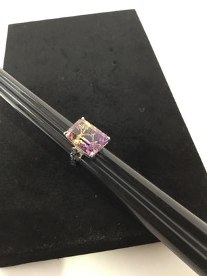 Purple Rhinestone Ring