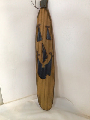 Halloween Orange Wood Pumpkin Holiday Item