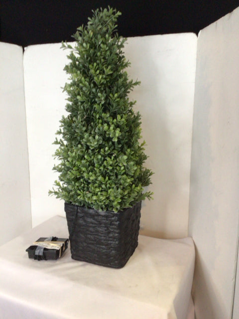 Topiary Green Pre-Lit In Pot Faux Plant
