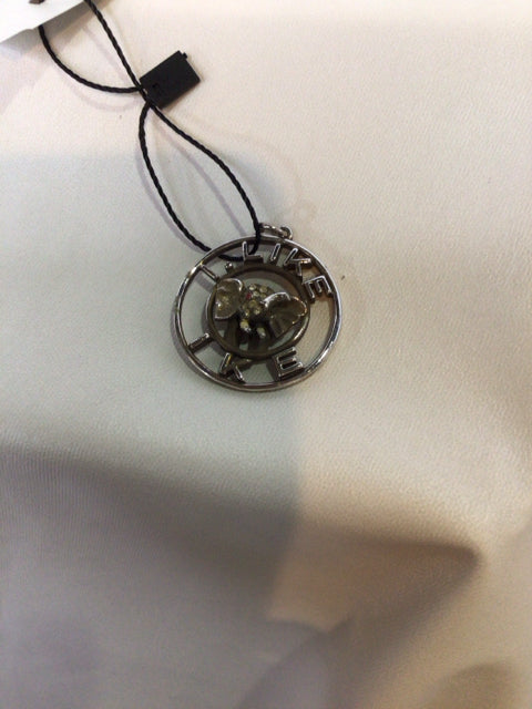 Sterling Silver Silver Elephant Pendant