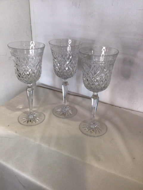 Wedgwood Set of 3 Clear Crystal Glasses