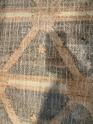 Wool Geometric Tan/Cream Rug