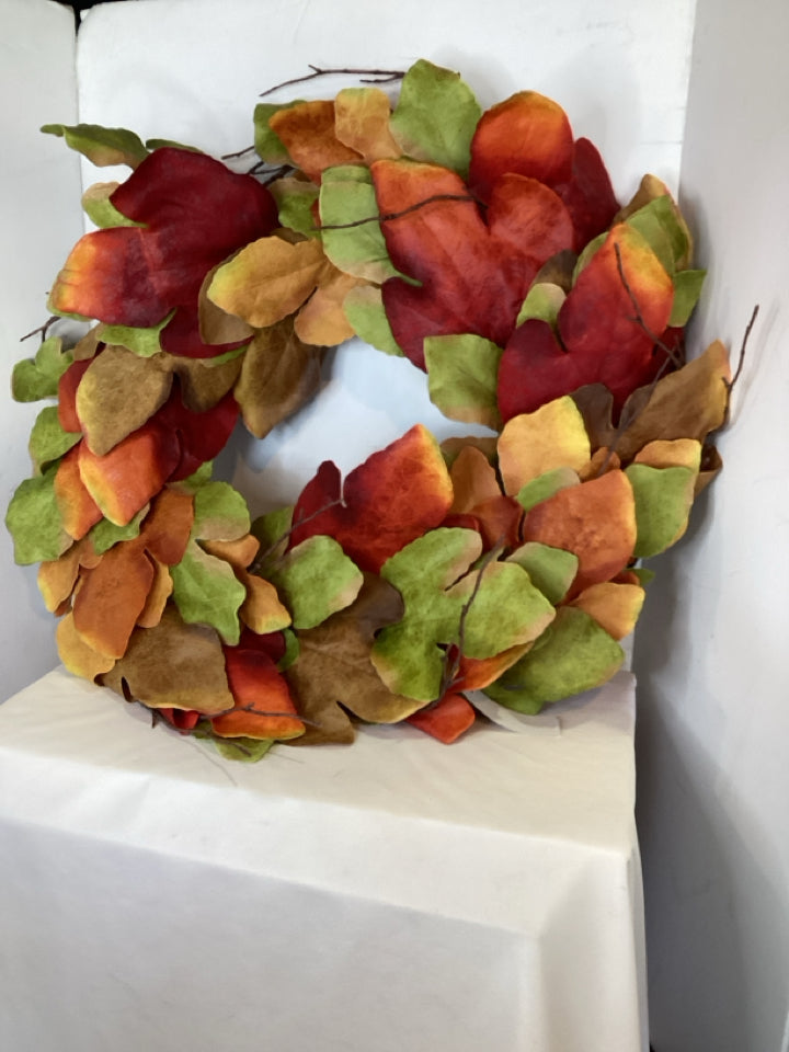 Autumn Leaves Wreath