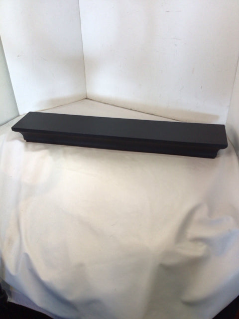 Floating Black Shelf