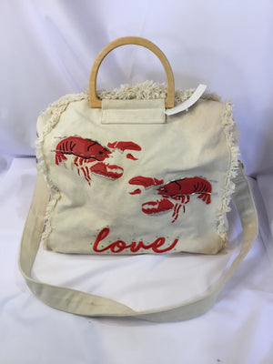 Canvas White/Red As Is Bag