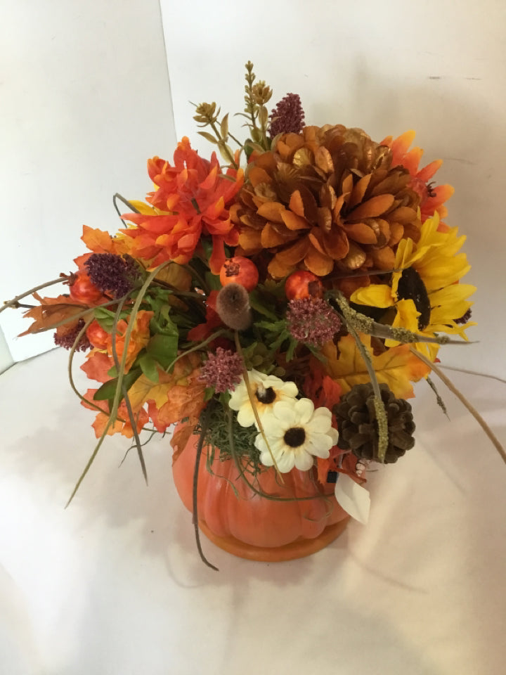 Fall Multi-Color Centerpiece Faux Flowers