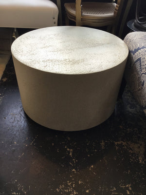 6E5BB7KN Ethnicraft Modern Resin Round Cream Table