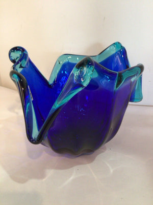 Blue Glass Vase