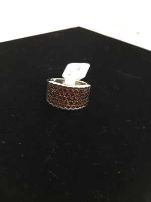 Brown Rhinestone Ring