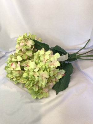 Green Hydrangea Faux Flowers