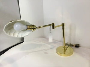 Desk Gold Metal Shell Lamp