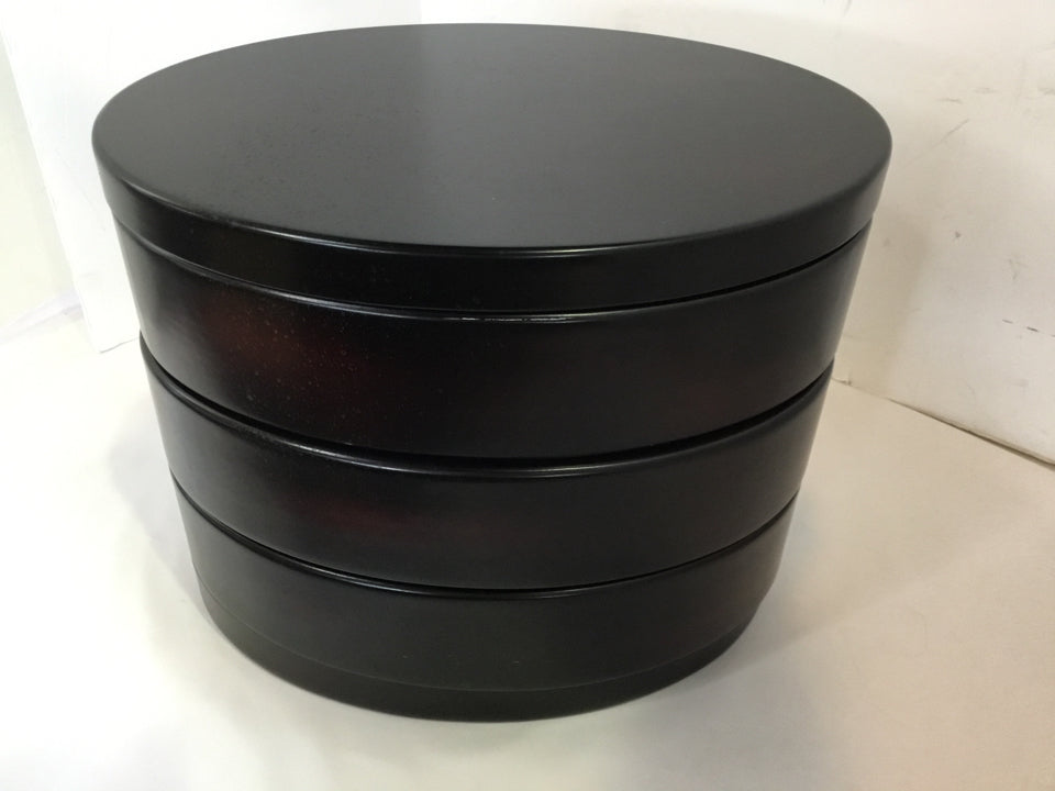 Black Wood 3 Drawers Jewelry Box