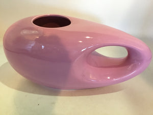 Retro Pink Ceramic Vase